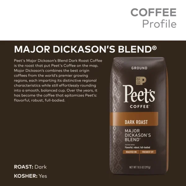 Peet's Coffee® Major Dickason's Blend® Coffee - Image 3