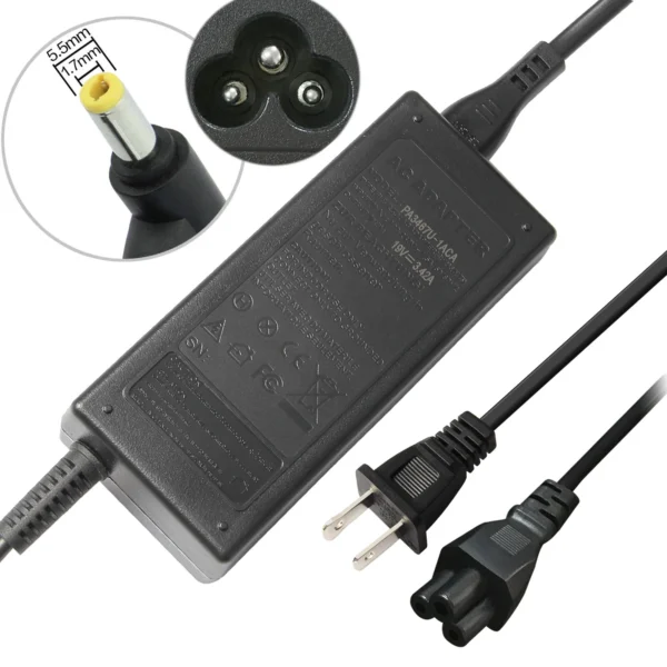 65W AC Adapter for Gateway NE56 NE56R10U NE56R11U NE56R12U Laptop Power Supply