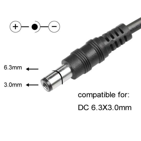 AC Power Adapter for Toshiba PA3201U-1ACA PA3283U-1ACA PA3283U-5ACA PA3469U-1ACA - Image 2