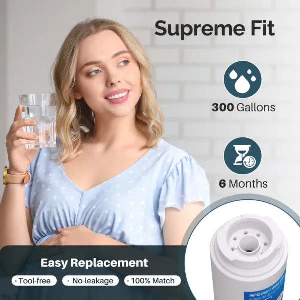 ICEPURE RWF0900A Fit For WRX735SDHZ Filter4 WRF555SDFZ09 9006 Water Filter 4Pack - Image 5