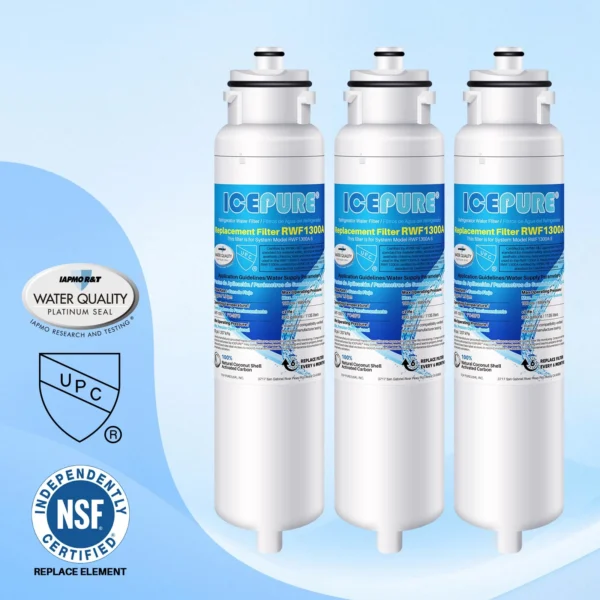 Fit For Kenmore DW2042FR-09 46 9130 Kenmore 46-9130 Water Filter 3 Pack Icepure