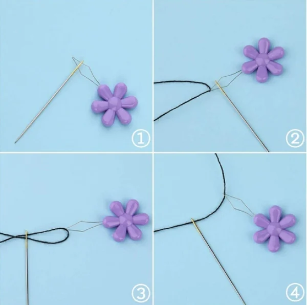 20-Pack Needle Threader Set for Hand & Machine Sewing – Easy Wire Loop Threaders - Image 2